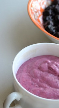 1. Этап. Творожно-ежевичный смузи: Готовьте с удовольствием!