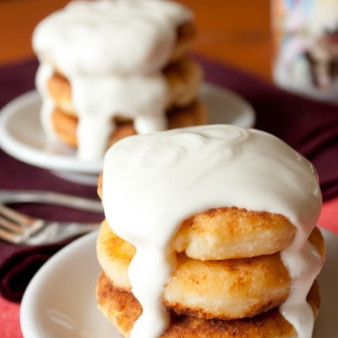 Сырники с вишней