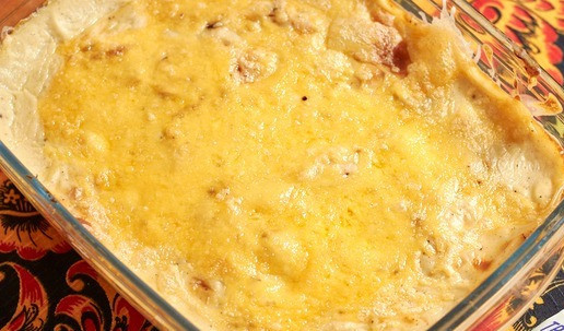 1. Этап. Капуста Бешамель: Запекать при температуре 180С около 25 минут. За 10 минут до конца посыпать тертым сыром.