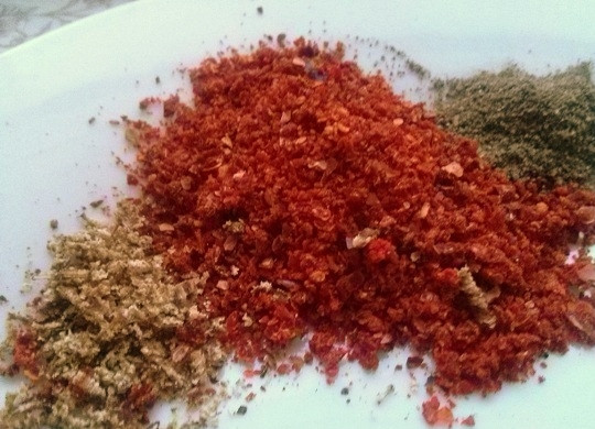 1. Этап. Мясо под сладким соусом в мультиварке: Подготовьте специи.