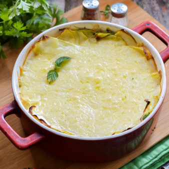 Лазанья из кабачков с рикоттой