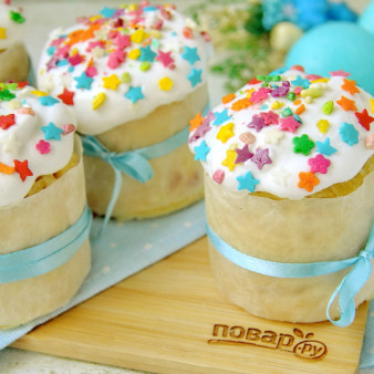 Кулич в микроволновке