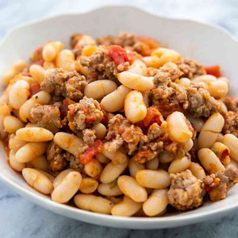 White Beans and Sausage