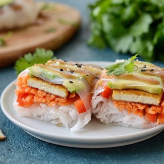 Спринг-роллы с тофу