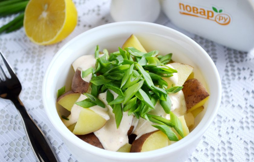 1. Этап. Картофельный салат Баффало: 7. Приятного аппетита!