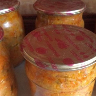 Икра кабачковая в банку