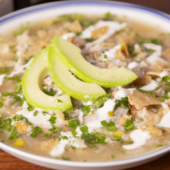 Crock-Pot Salsa Verde Chicken Soup