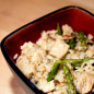 Japanese-Style Rice with Pork and Asparagus