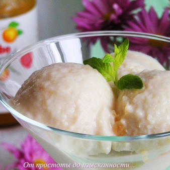 Кокосовое мороженое из фасоли