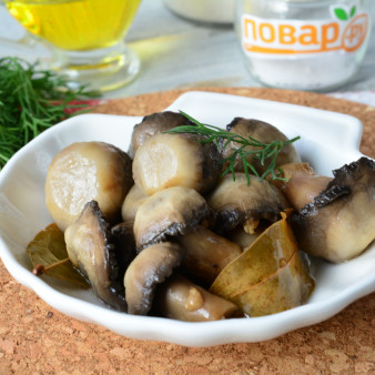 Маринованные грибы за 10 минут