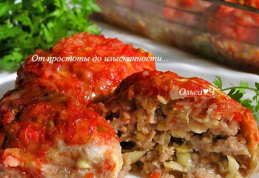 1. Этап. Шарики из индейки в томатном соусе: Приятного аппетита!