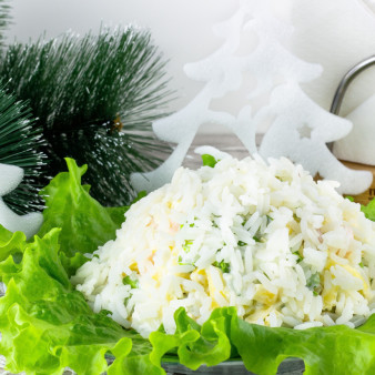 Салат Первый снег