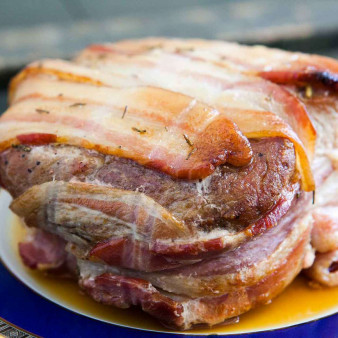 Bacon-Wrapped Pork Roast