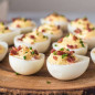 Sour Cream and Bacon Deviled Eggs