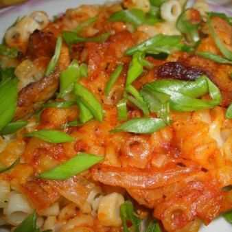 Запеканка из макарон со свининой