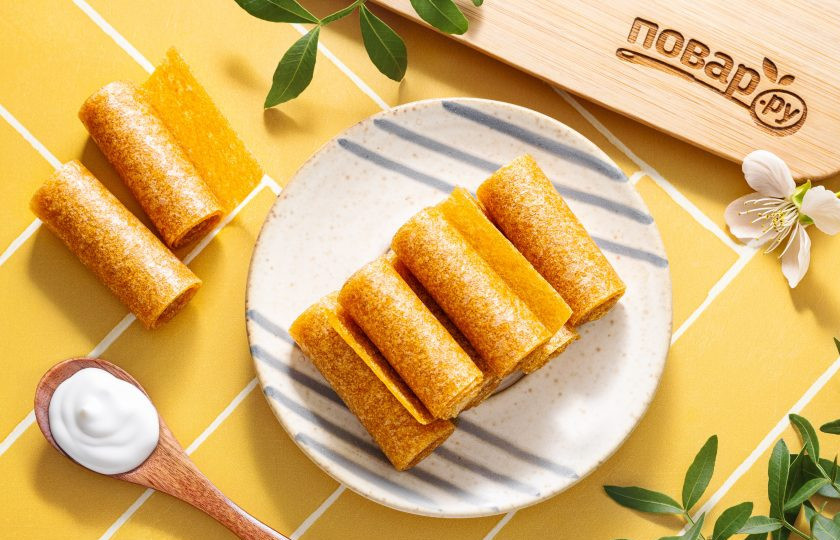 1. Этап. Пастила с йогуртом: Пастила с йогуртом готова, приятного вам аппетита!