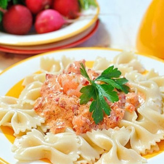 Макароны с болгарским перцем