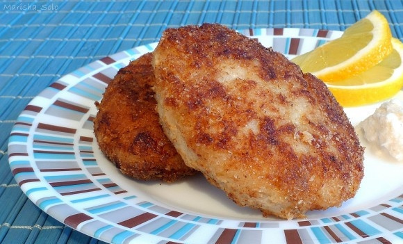 1. Этап. Котлеты из филе трески: 7. Котлеты из филе трески готовы! Приятного аппетита!