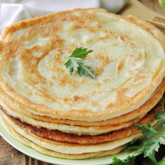 Узбекские слоеные лепешки
