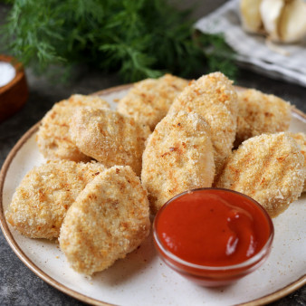 Куриные наггетсы без масла