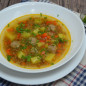 Овощной суп с гречкой