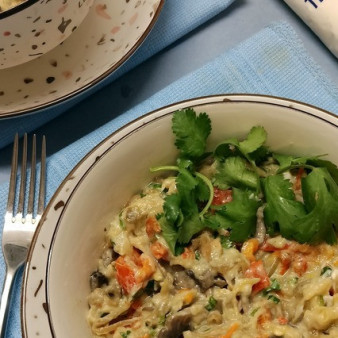 Закуска из баклажанов с грибами