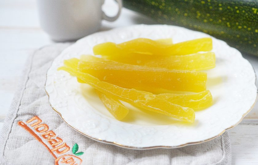 1. Этап. Цукаты из кабачков: 4. Приятного аппетита!