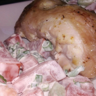 Запеченные окорочка в соусе