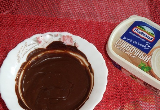 1. Этап. Шоколадный овсяноблин с бананом: Хорошо перемешиваем массу.