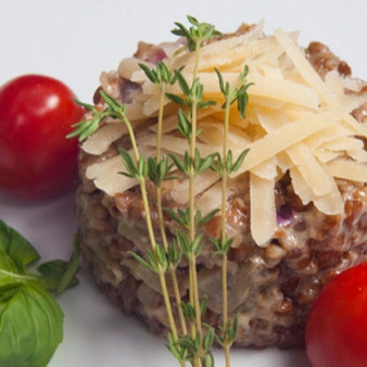 Гречневое ризотто с сыром