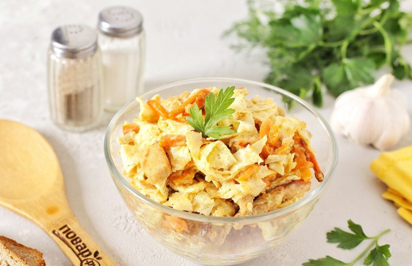 1. Этап. Салат Днепровский: Приятного аппетита!