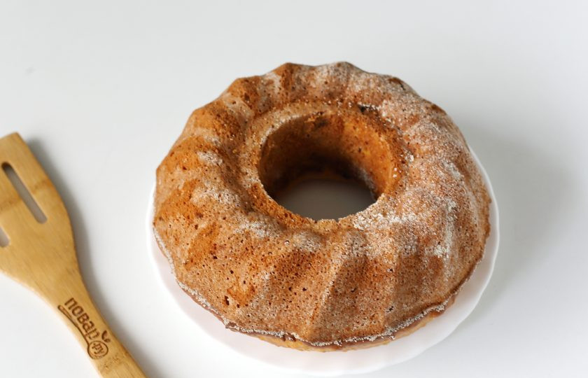 1. Этап. Бананово-яблочный кекс: Бананово-яблочный кекс готов.