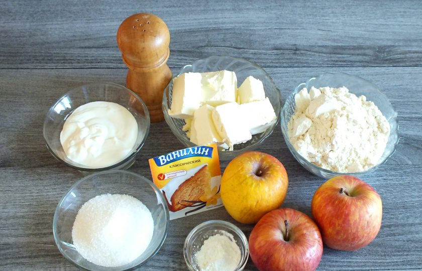 1. Этап. Печенье Румяные щечки: Подготовьте необходимые ингредиенты.