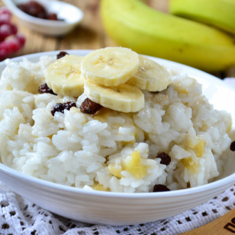 Рисовая каша с бананом