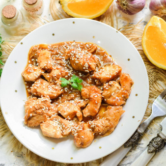 Курица в апельсиновом соусе по-китайски