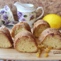 Лимонный кекс с изюмом