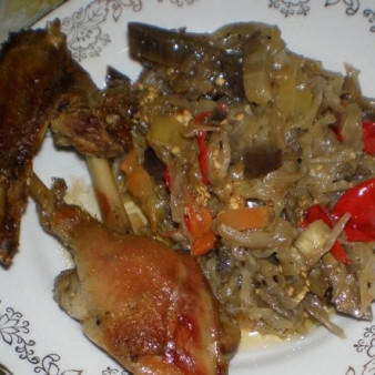 Утка кусочками в духовке