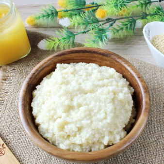 Пшенная каша с медом