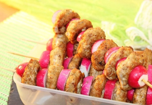 1. Этап. Шашлык из индейки в азиатском стиле: Приятного аппетита!