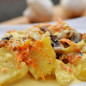 Картошка с грибами в сливках
