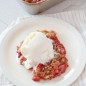 Strawberry Rhubarb Crumble