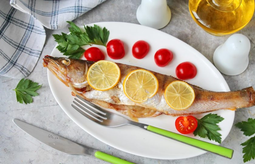 1. Этап. Судак с лимоном: Приятного аппетита!