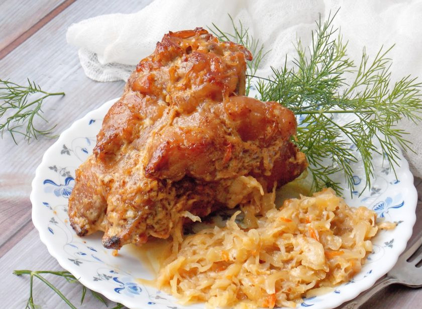 1. Этап. Свиные ножки с капустой: Приятного аппетита!