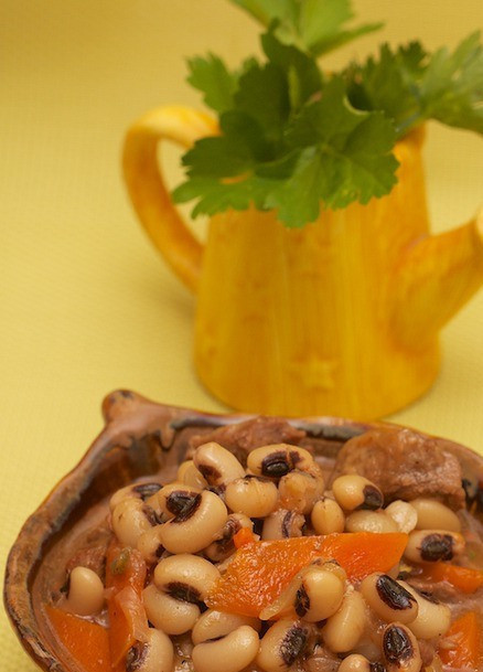 1. Этап. Фасоль с мясом в мультиварке: Приятного аппетита!