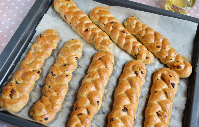 1. Этап. Булочки-косички: 11. Последние пару минут я пекла булочки на режиме 
