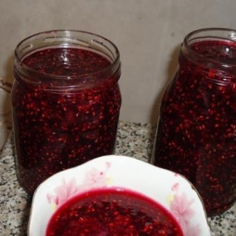 Малиновое варенье с апельсином