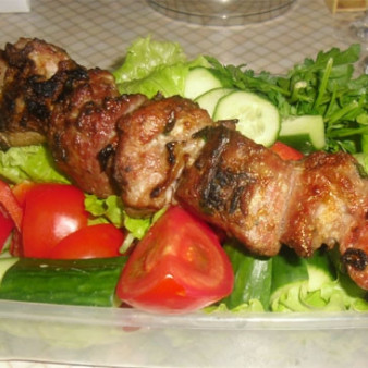 Шашлык из свинины в минералке