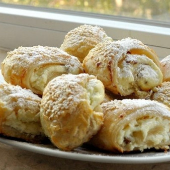 Круассаны с творогом