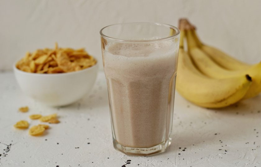 1. Этап. Банановое молоко: Банановое молоко готово, приятного аппетита!