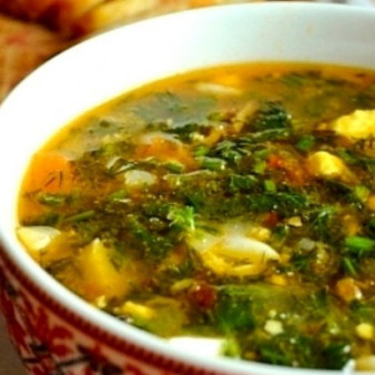 Борщ зеленый со щавелем